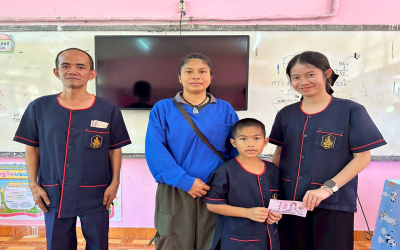 กืจกรรมการแจกเงินปัจจัยพื้นฐาน